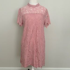 Pink Lace Dress
